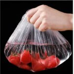 100 st elastiska matskydd i plast för förvaring - Bild 2