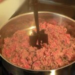 Värmetålig köttfärshackare och mosare för hamburgare - Bild 2