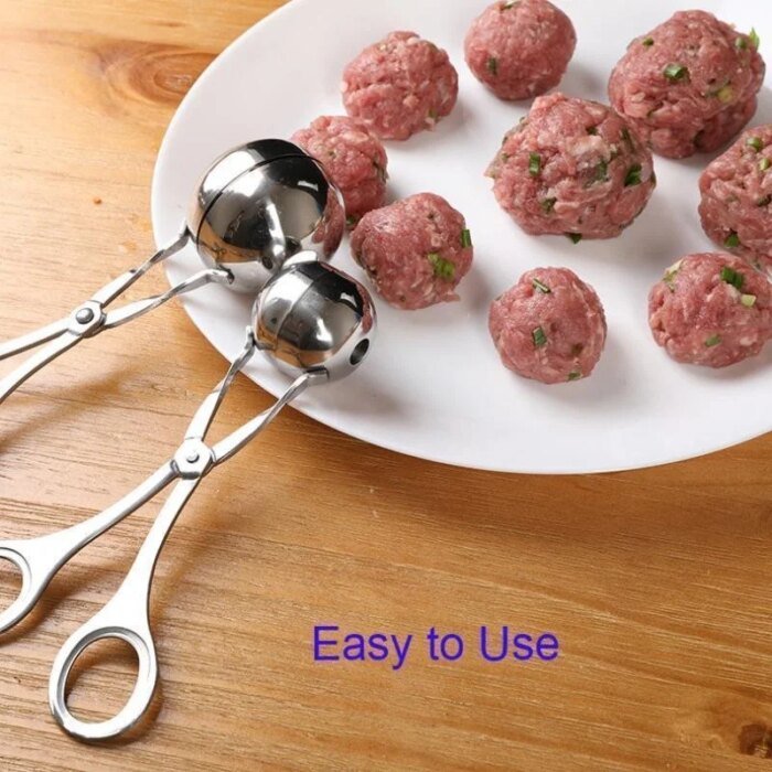 Rostfri formare för köttbullar och risbollar - Bild 2