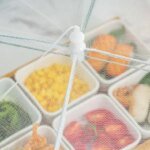 Vikbart och ventilerande matskydd mot insekter - Bild 3