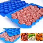 37-facks silikonform för köttbullar med lock