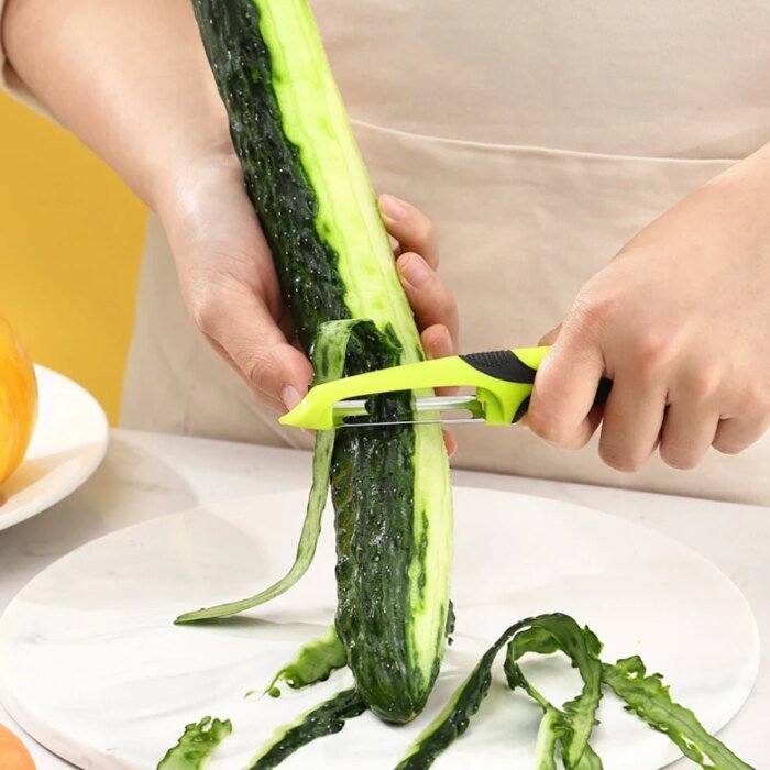Ergonomisk potatisskalare med halkfritt handtag - Bild 2