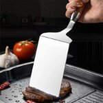 Robust Grillspatel i Rostfritt Stål med Trähandtag - Bild 3