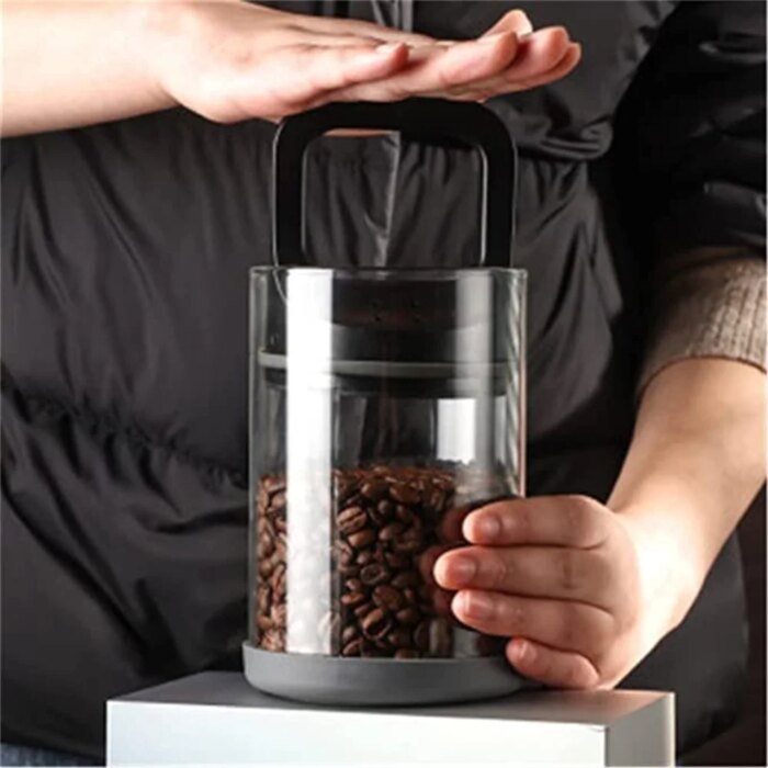 Lufttät och Vakuumförseglad Behållare för Kaffebönor - Bild 2
