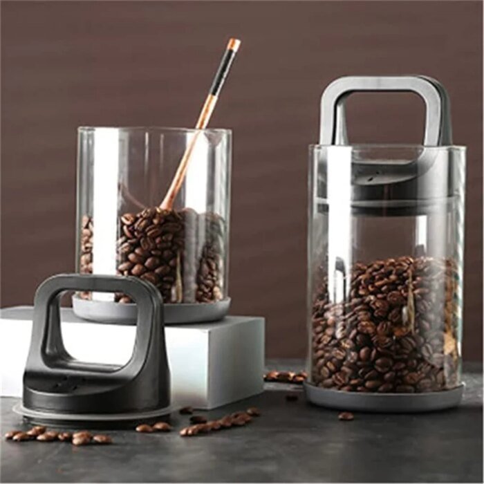Lufttät och Vakuumförseglad Behållare för Kaffebönor - Bild 4