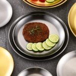 2-pack Runda Silverfärgade Tallrikar i Rostfritt Stål - Bild 2