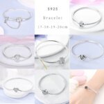 925 Silverarmband med Sol, Måne och Stjärnor – Charm-armband för DIY-berlocker - Bild 2