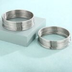 Enkelt Armband i Rostfritt Stål för Dam och Herr – Geometrisk Design - Bild 5