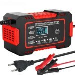 EAFC 12V 6A Intelligent Batteriladdare med LCD & Pulsreparation för Bil/MC - Bild 6