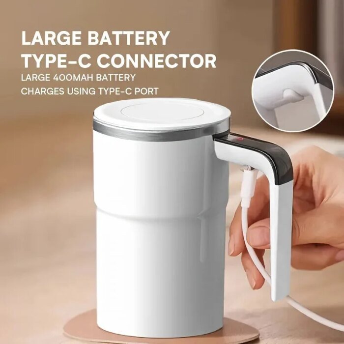 Elektrisk Självomrörande Kaffemugg med Digital Display 380 ml - Bild 3