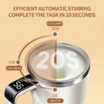 Elektrisk Självomrörande Kaffemugg med Digital Display 380 ml - Bild 2