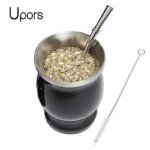 UPORS Yerba Mate Kopp i Rostfritt Stål 8 oz