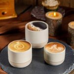 Rustik Keramikmugg i Japansk Stil för Espresso
