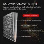 Hezhen Master Series Damaskusstål Knivset i 5 Delar - Bild 2