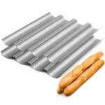 Perforerad Baguetteform i Kolstål för Baktillbehör