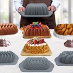 Mångsidigt Bakset i Silikon för Kakor och Muffin - Bild 2