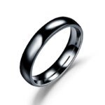 Enkel 6 mm Ring i Rostfritt Stål – Högglanspolerad Vigselring för Dam & Herr - Bild 5