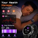 Robust Militär Smartwatch med Bluetooth-Samtal - Bild 5