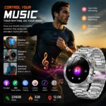 Robust Militär Smartwatch med Bluetooth-Samtal - Bild 6