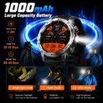 Robust Militär Smartwatch med Bluetooth-Samtal - Bild 2
