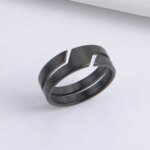 Skyrim-inspirerad Ring i Rostfritt Stål – Minimalistisk & Stilren för Dam & Herr