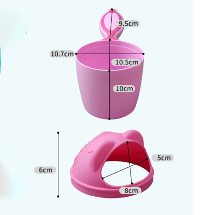 Söt Badmugg för Baby – Smidig Schampomugg för Enklare Hårtvätt - Bild 2