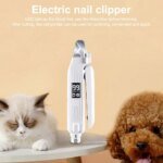 Elektrisk nageltrimmer och nagelslip med LED-belysning - Bild 3