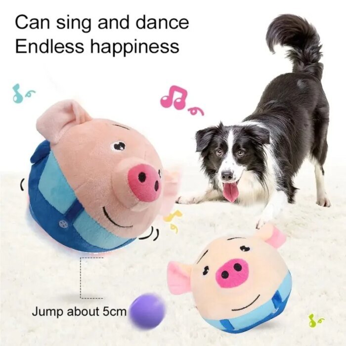 Interaktiv hoppande plyschboll med ljud och vibrationer - Bild 3