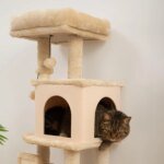 Katträd på 104 cm med grotta och sisalpelare - Bild 3
