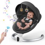 Smart elektrisk babygunga med appstyrning och Bluetooth