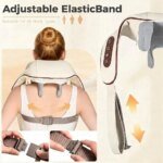 JustEvo trådlös 4D massagesjal med värme - Bild 3