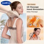 JustEvo trådlös 4D massagesjal med värme - Bild 2
