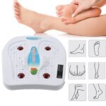 Bärbar elektrisk fotmassageapparat med roterande noder - Bild 3