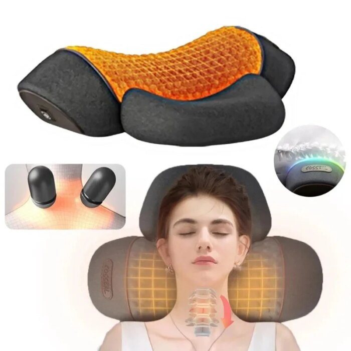 Elektrisk nackkudde med värme och vibration - Bild 2