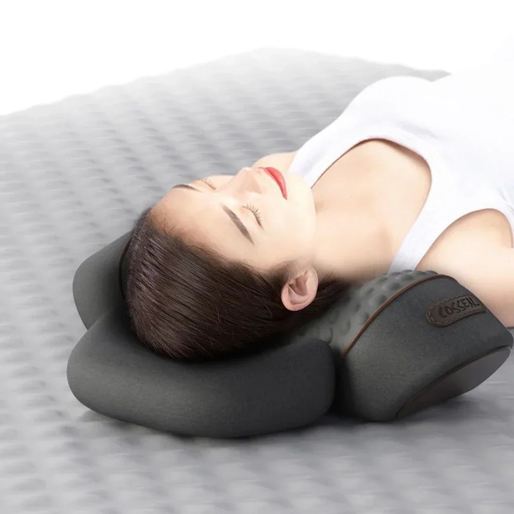 Elektrisk nackkudde med värme och vibration