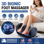 Elektrisk fotmassageapparat med värme och 20 noder