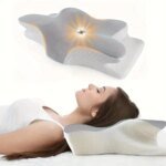 Ergonomisk memory foam-kudde för nacksmärta