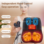 Elektrisk nack- och ryggmassagekudde med krockkuddetraktion - Bild 2