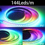 Adressera bar WS2812B RGB LED-strip DC5V - Bild 4