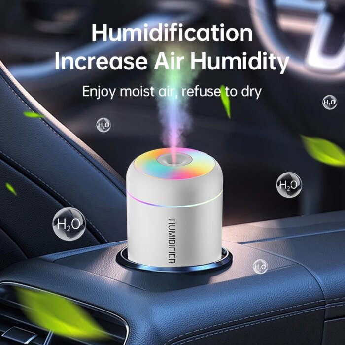 180ml Mini USB Luftfuktare och Aromaspridare - Bild 2