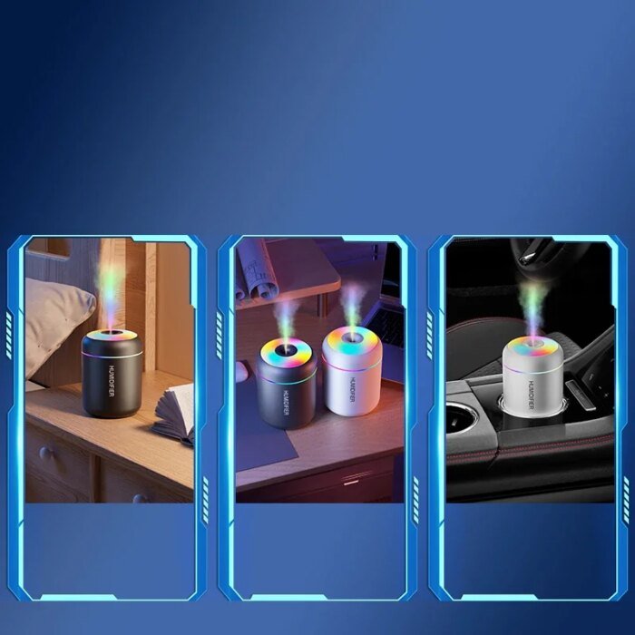Kompakt USB Luftfuktare med Aromadiffusor - Bild 4