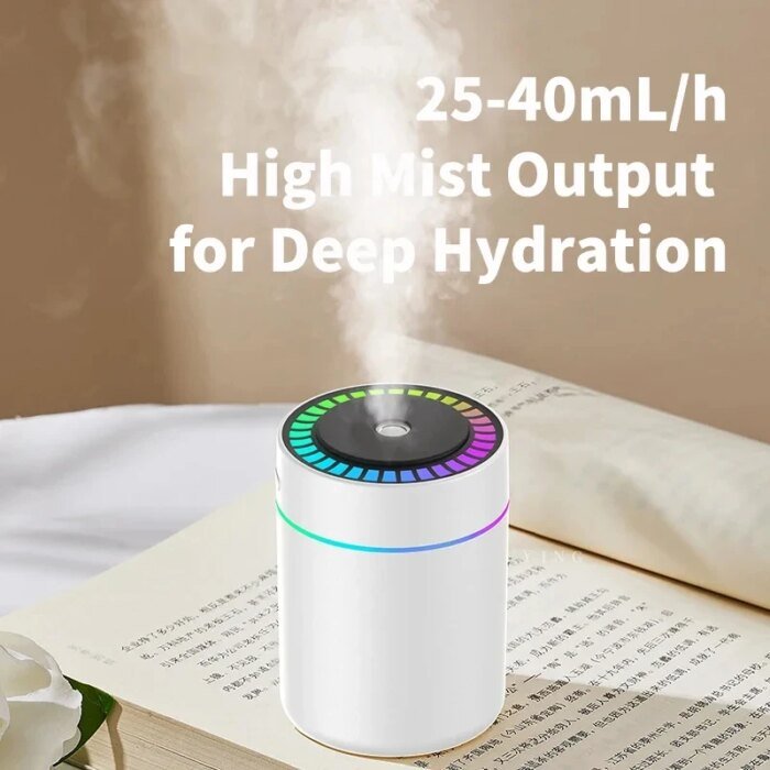 Bärbar USB Luftfuktare och Aromadiffusor 180ml - Bild 4