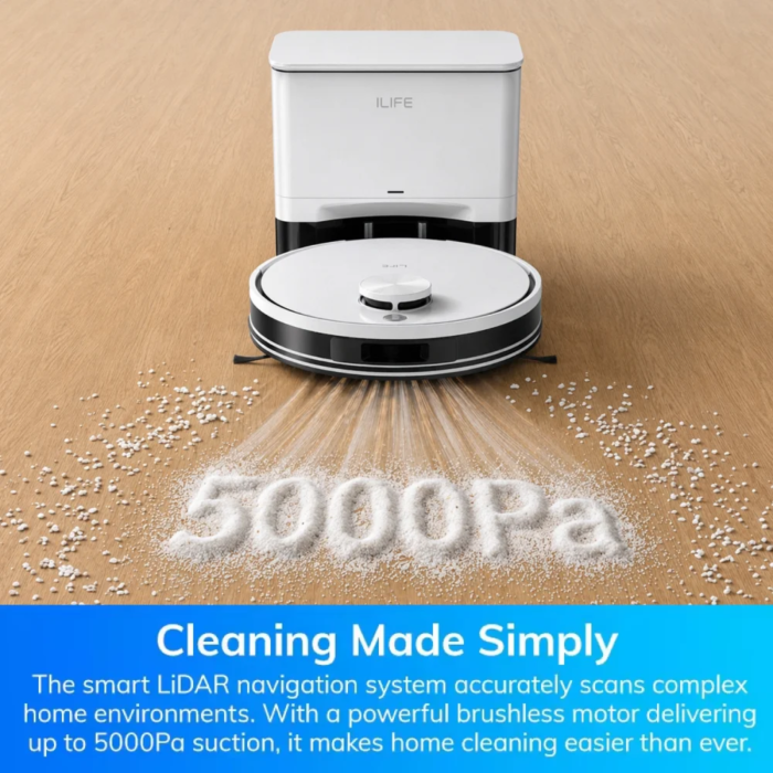ILIFE A30 Pro Robotdammsugare med Tömningstation - Bild 4