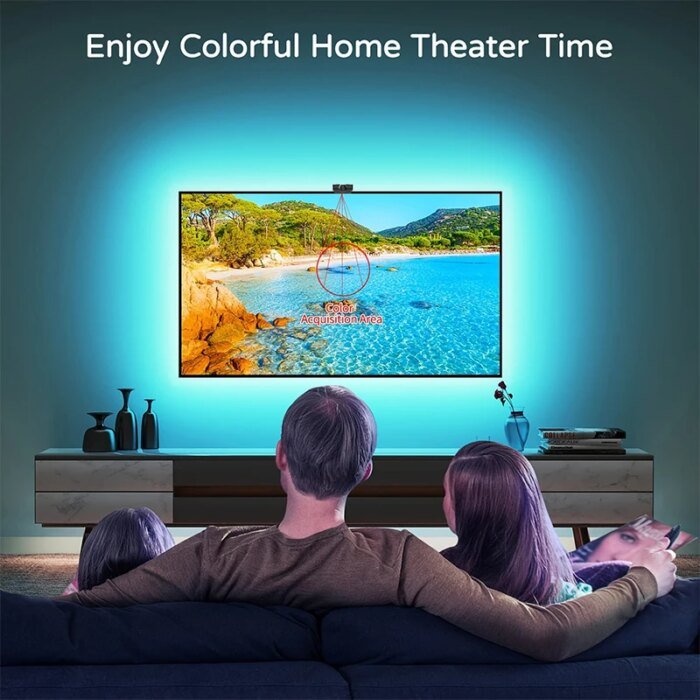 RGBIC LED TV-Bakgrundsbelysning med Kamera och App - Bild 3