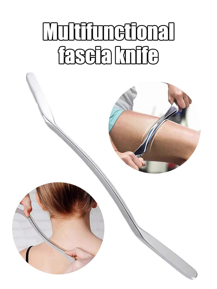Rostfritt Gua Sha verktyg för stor muskelmassage
