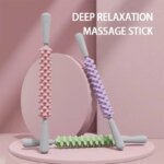 Yogarulle med vargtandsstruktur för djupgående muskelmassage