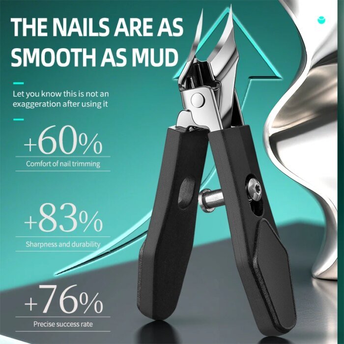 Professionell nagel tång i rostfritt stål för nagelband - Bild 3