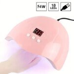Komplett manikyrset med UV LED-lampa och nagelslip - Bild 3
