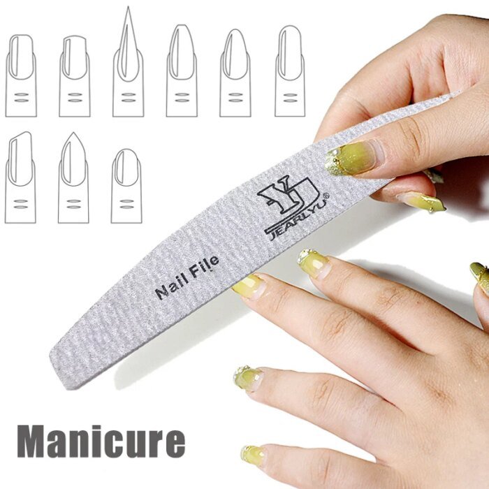Professionellt nagelfilset i fem färger och grovlekar - Bild 3