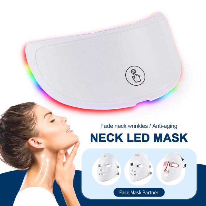 Trådlös LED-mask för ansikte och hals med 7 ljuslägen - Bild 4